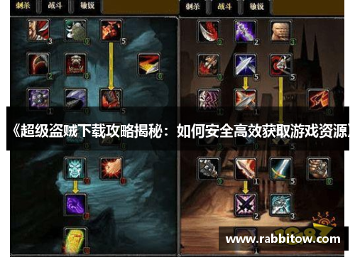 《超级盗贼下载攻略揭秘：如何安全高效获取游戏资源》